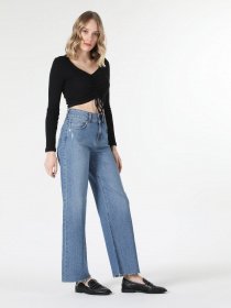 Широкие джинсы Colin’s модель CL1058024DN41805 Фото