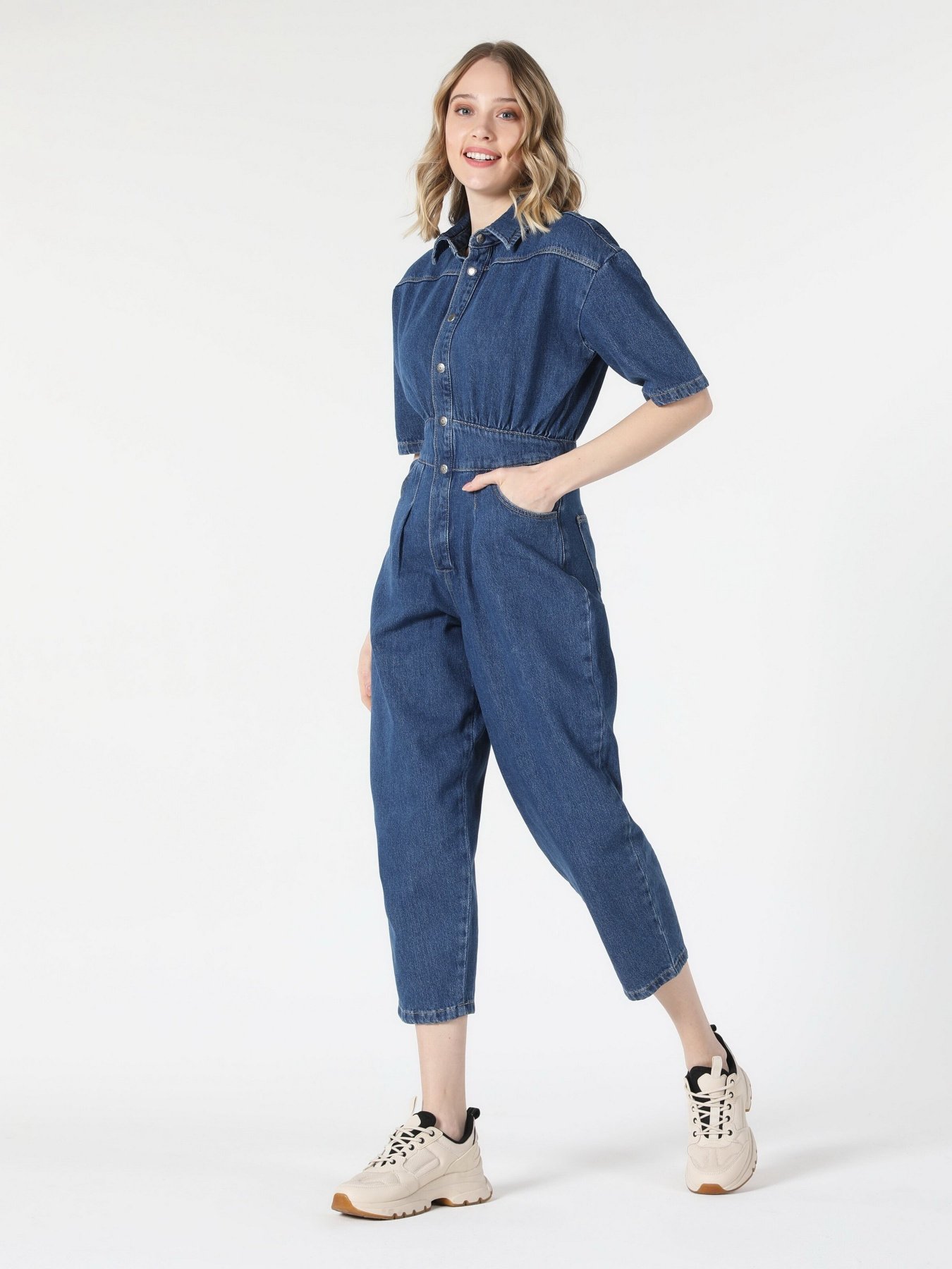 Джинсовий комбінезон Colin’s модель CL1058320DN41890 Фото