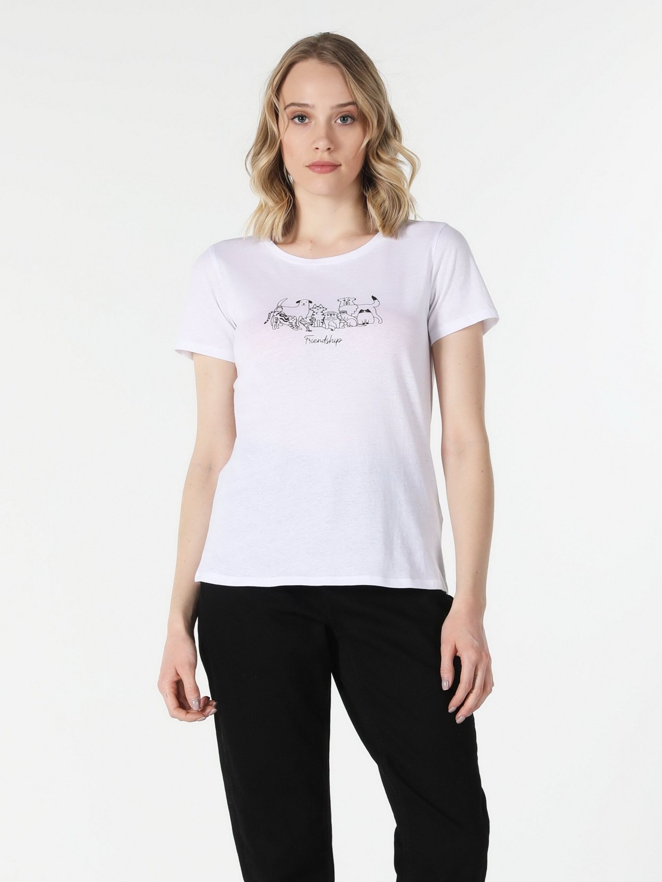 Футболка Colin’s модель CL1058500WHT Фото