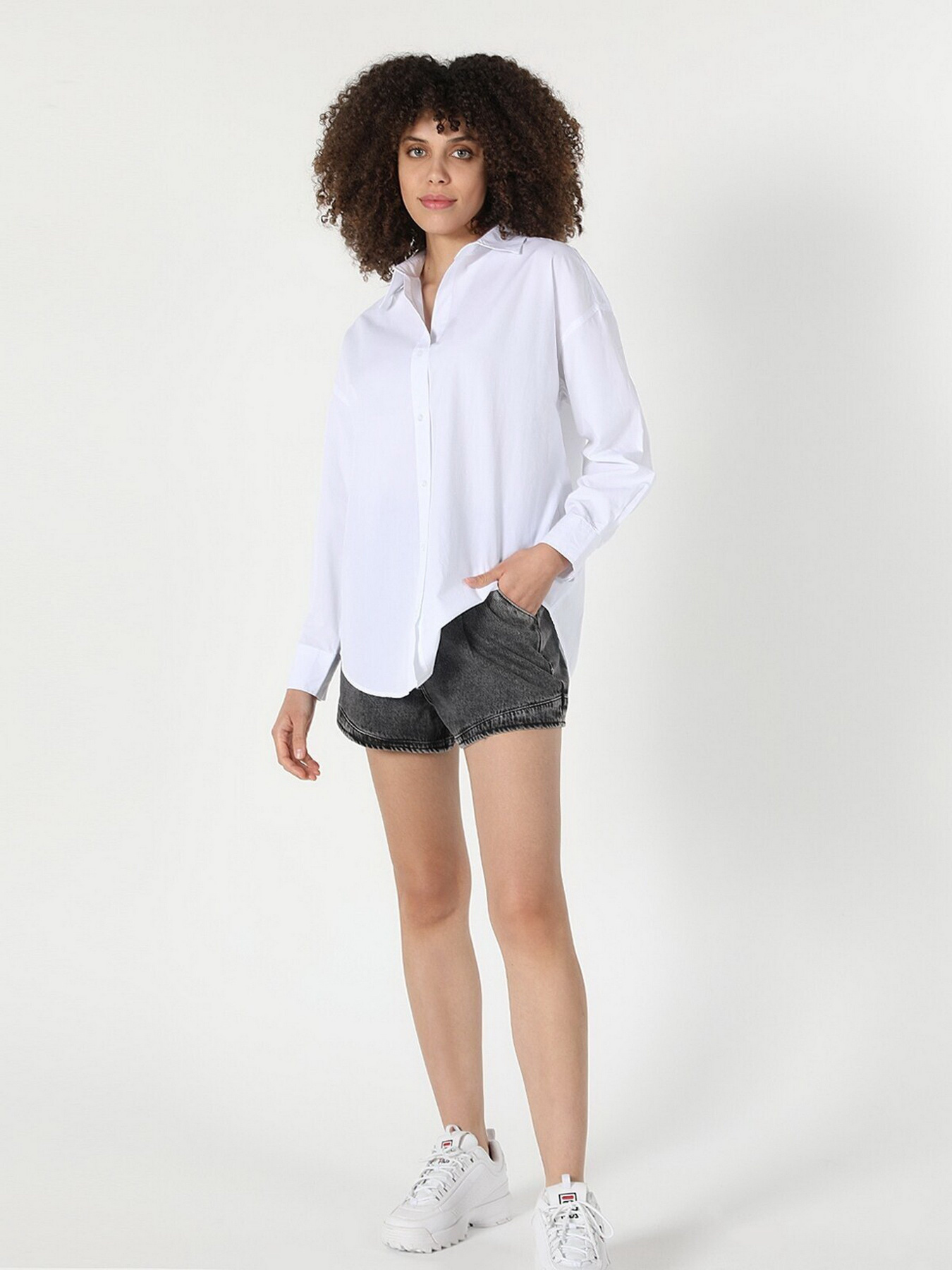 Сорочка Colin’s модель CL1058726WHT Фото