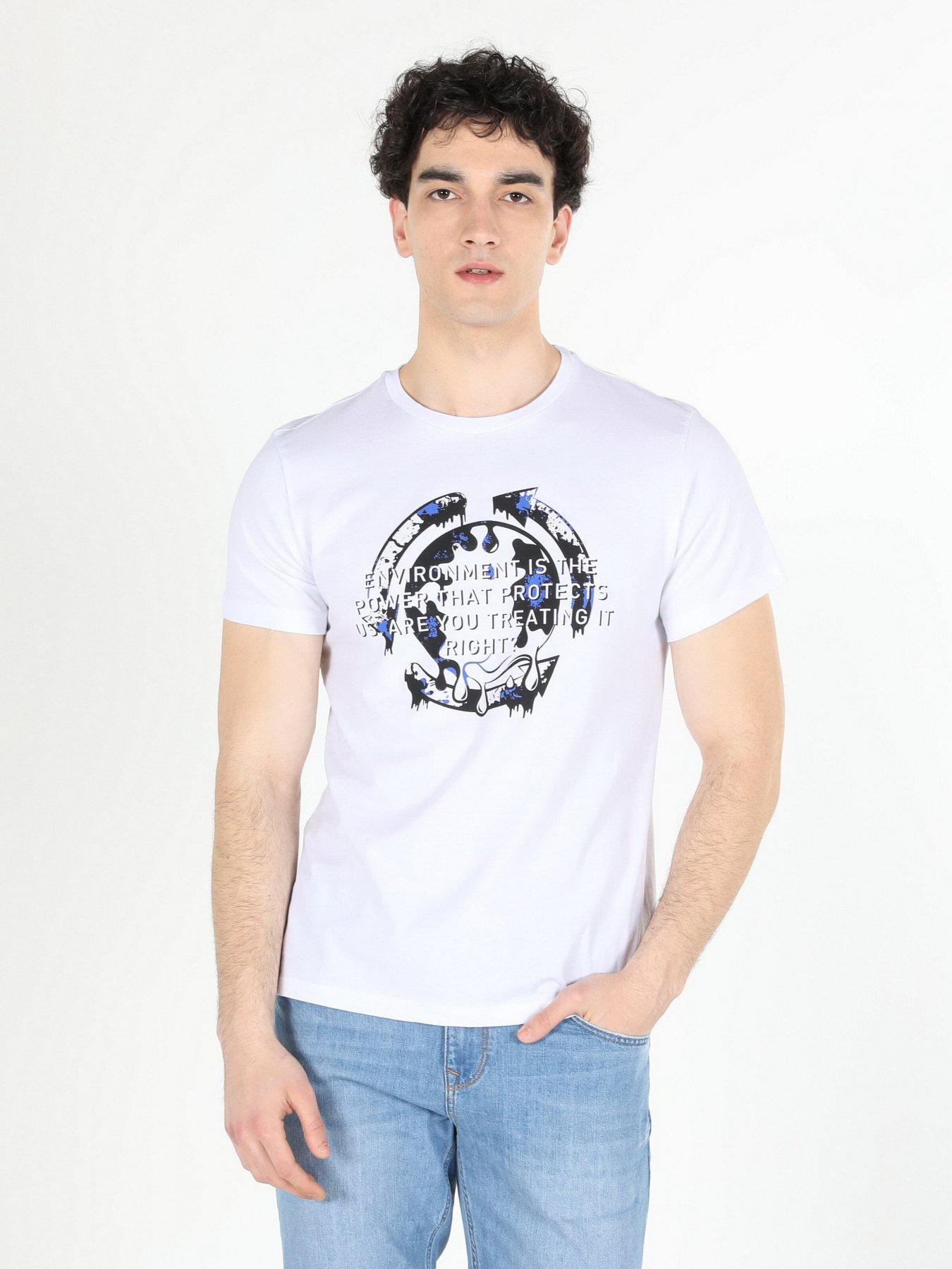 Футболка Colin’s модель CL1056658WHT Фото