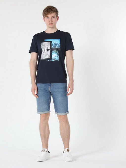 Футболка Colin’s модель CL1056695NAV Фото