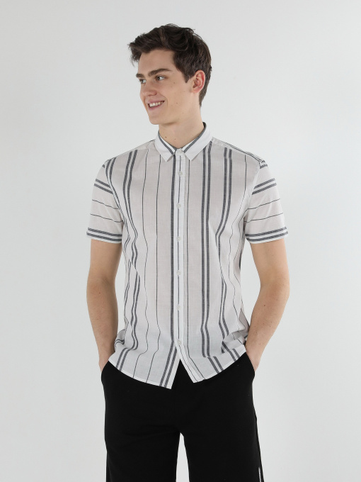 Рубашка повседневная Colin’s модель CL1056707WHT Фото