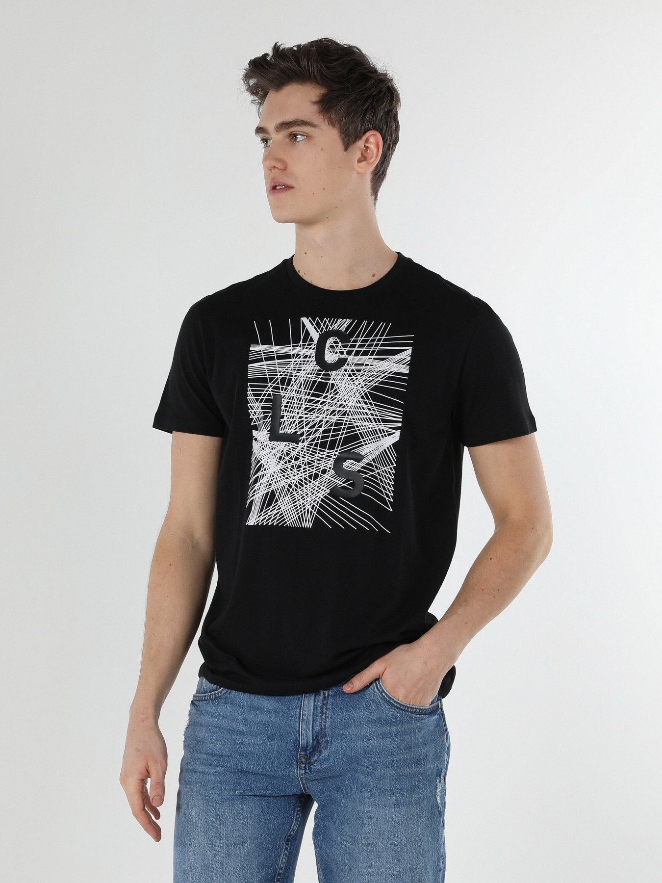 Футболка Colin’s модель CL1056723BLK Фото