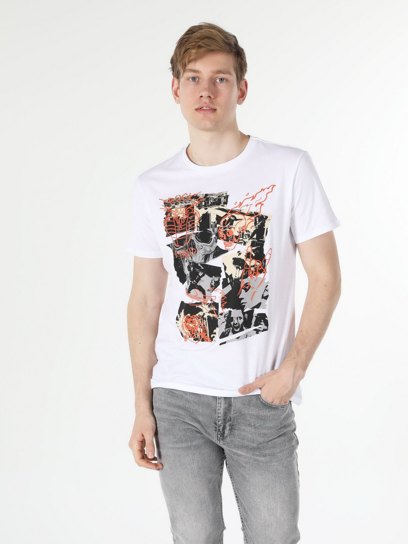 Футболка Colin’s модель CL1057124WHT Фото