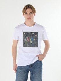 Футболка Colin’s модель CL1057136WHT Фото