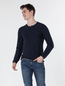 Лонгслів Colin’s модель CL1057258NAV Фото