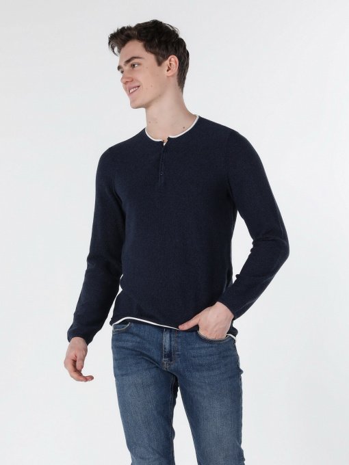 Лонгслив Colin’s модель CL1057258NAV Фото