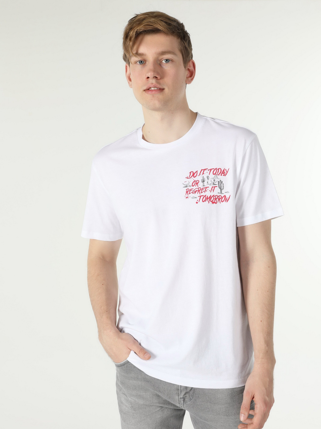 Футболка Colin’s модель CL1057551OFW Фото