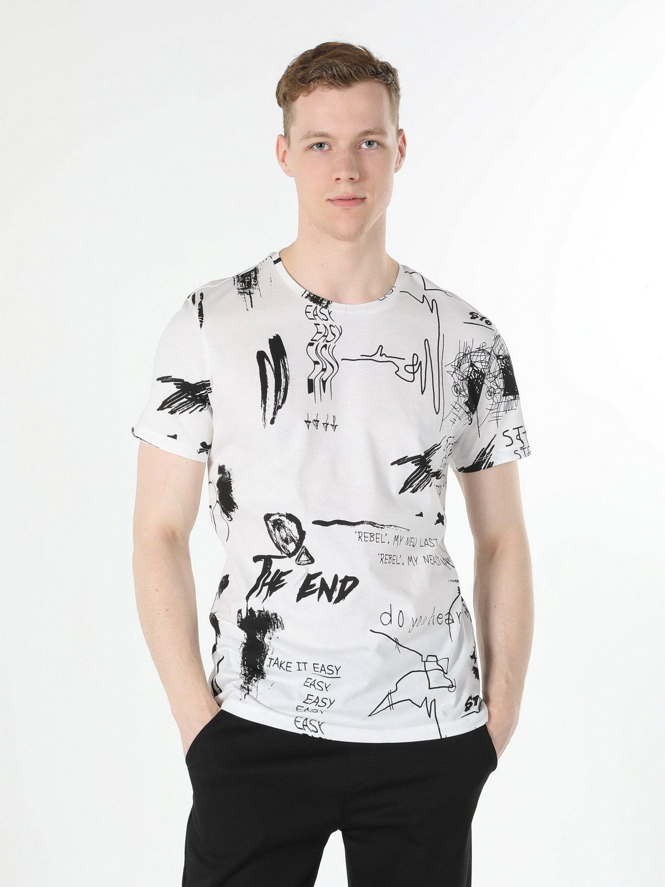 Футболка Colin’s модель CL1057558WHT Фото