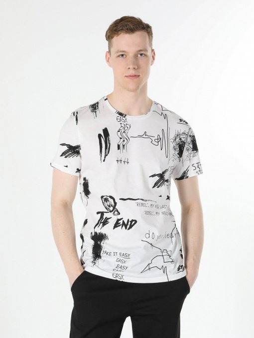 Футболка Colin’s модель CL1057558WHT Фото