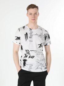 Футболка Colin’s модель CL1057558WHT Фото