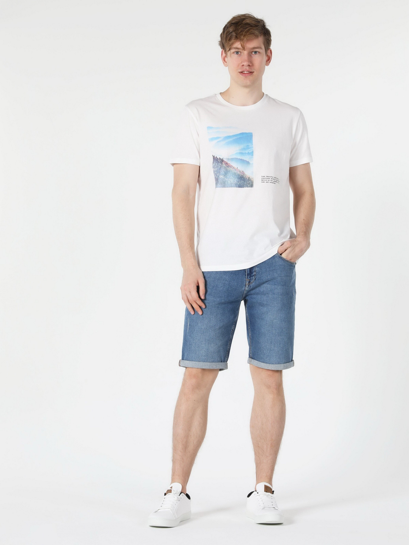 Футболка Colin’s модель CL1057626WHT Фото