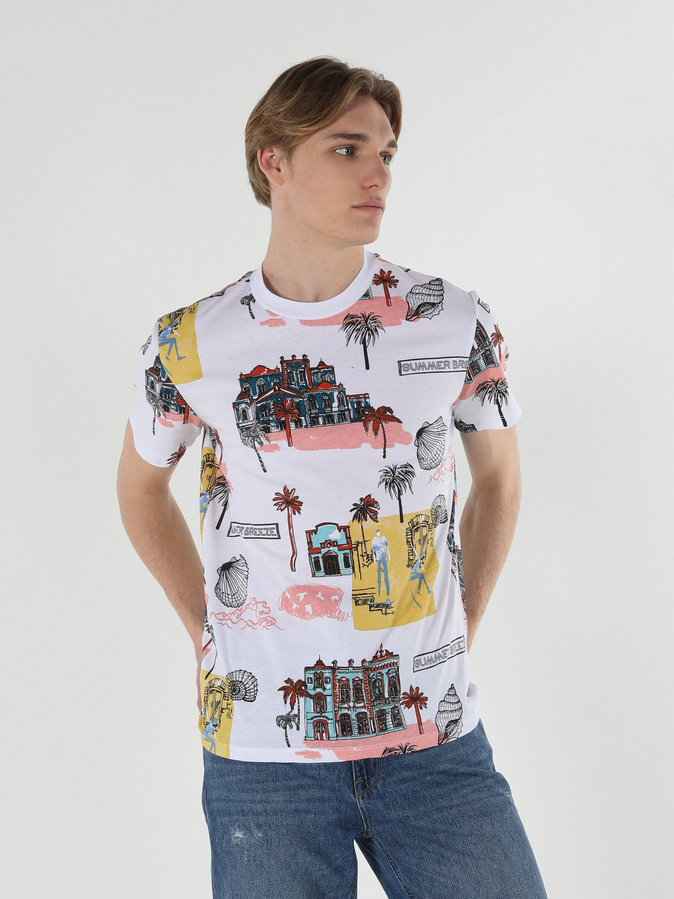 Футболка Colin’s модель CL1057827WHT Фото