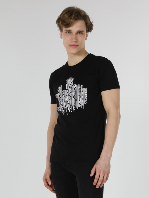 Футболка Colin’s модель CL1057939BLK Фото