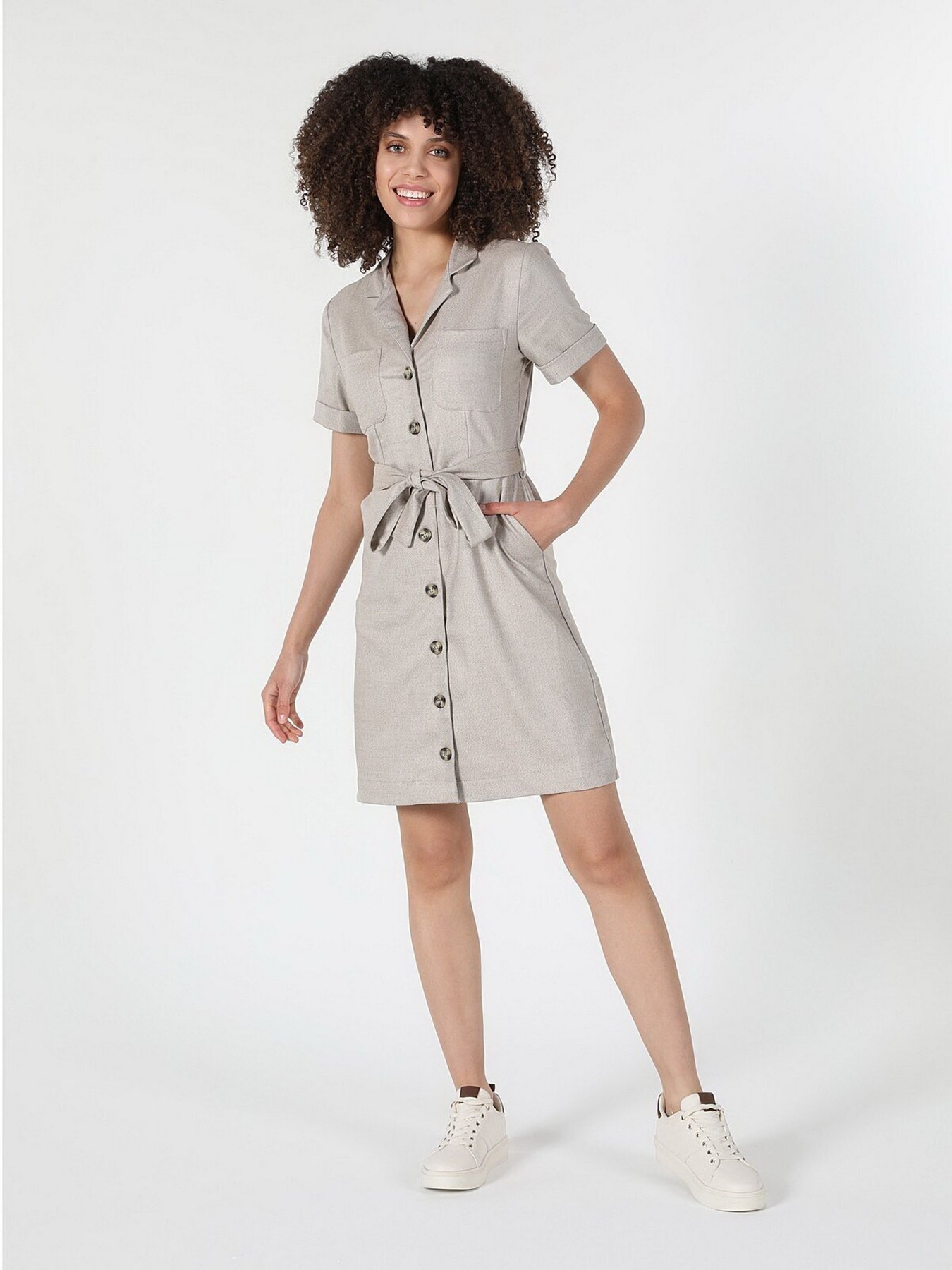 Платье мини Colin’s модель CL1058072BEI Фото