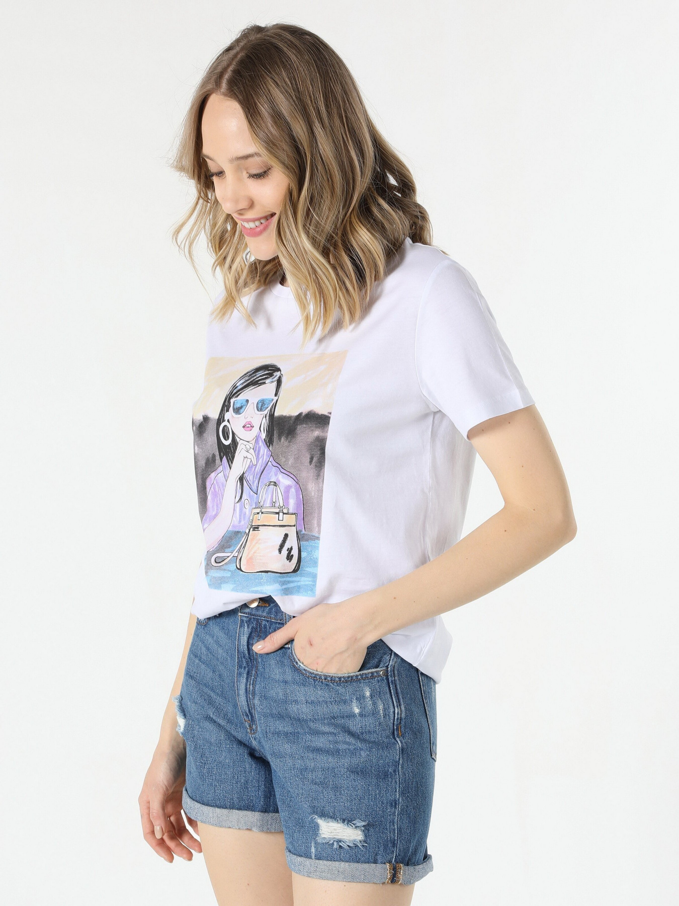 Футболка Colin’s модель CL1058080WHT Фото