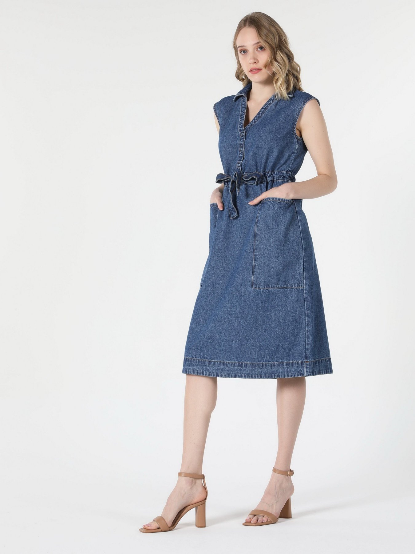 Платье миди Colin’s модель CL1058102DN02340 Фото