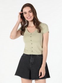 Футболка Colin’s модель CL1058137OLV Фото