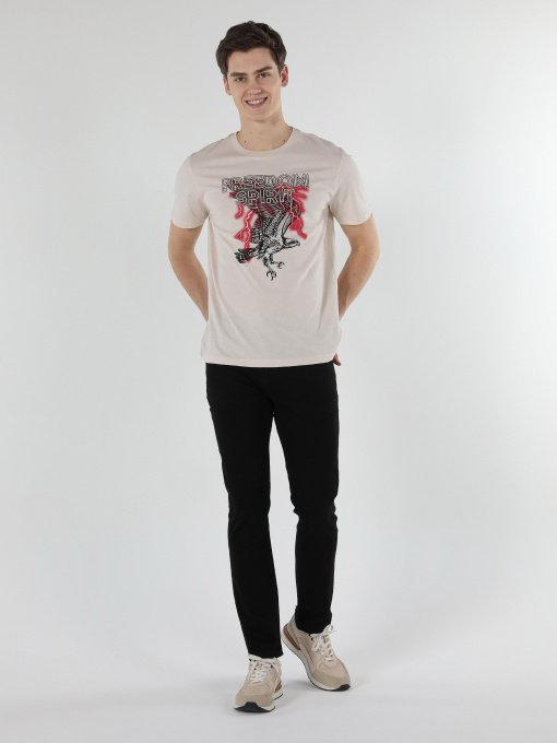 Футболка Colin’s модель CL1058694BEI Фото