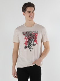 Футболка Colin’s модель CL1058694BEI Фото