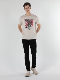 Футболка Colin’s модель CL1058694BEI Фото