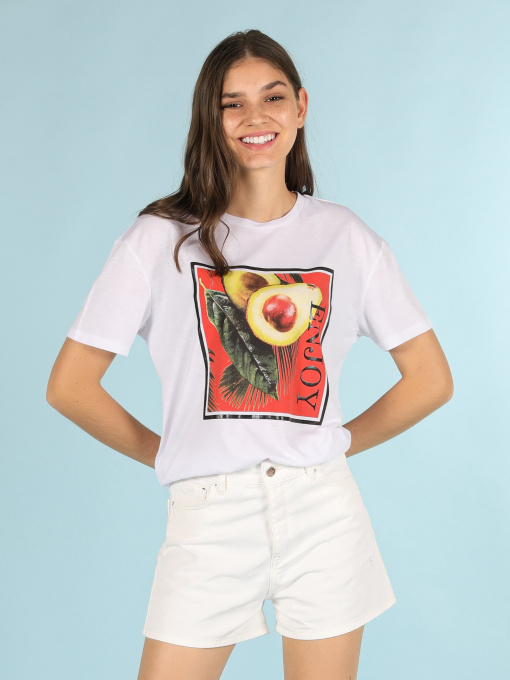 Футболка Colin’s модель CL1058946WHT Фото