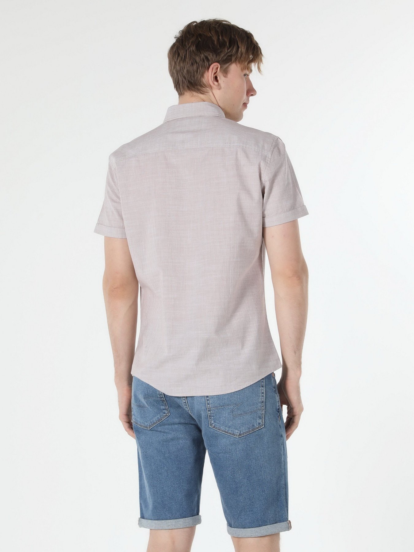 Рубашка повседневная Colin’s модель CL1058970BEI Фото