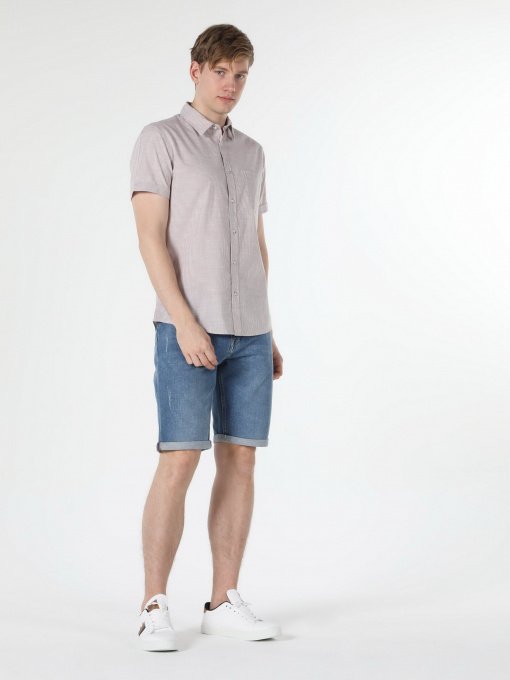 Рубашка повседневная Colin’s модель CL1058970BEI Фото