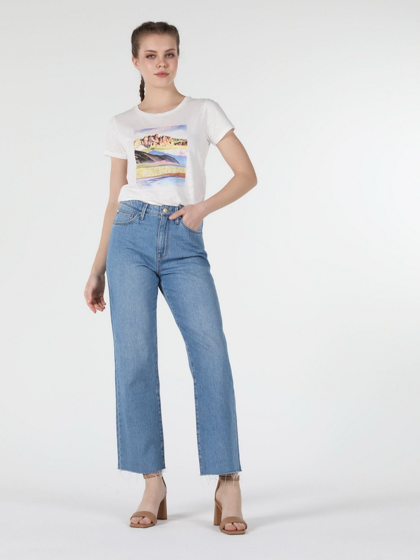 Широкі джинси Colin’s 970 Berry модель CL1058971DN08891 Фото