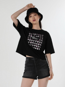 Футболка Colin’s модель CL1059015BLK Фото