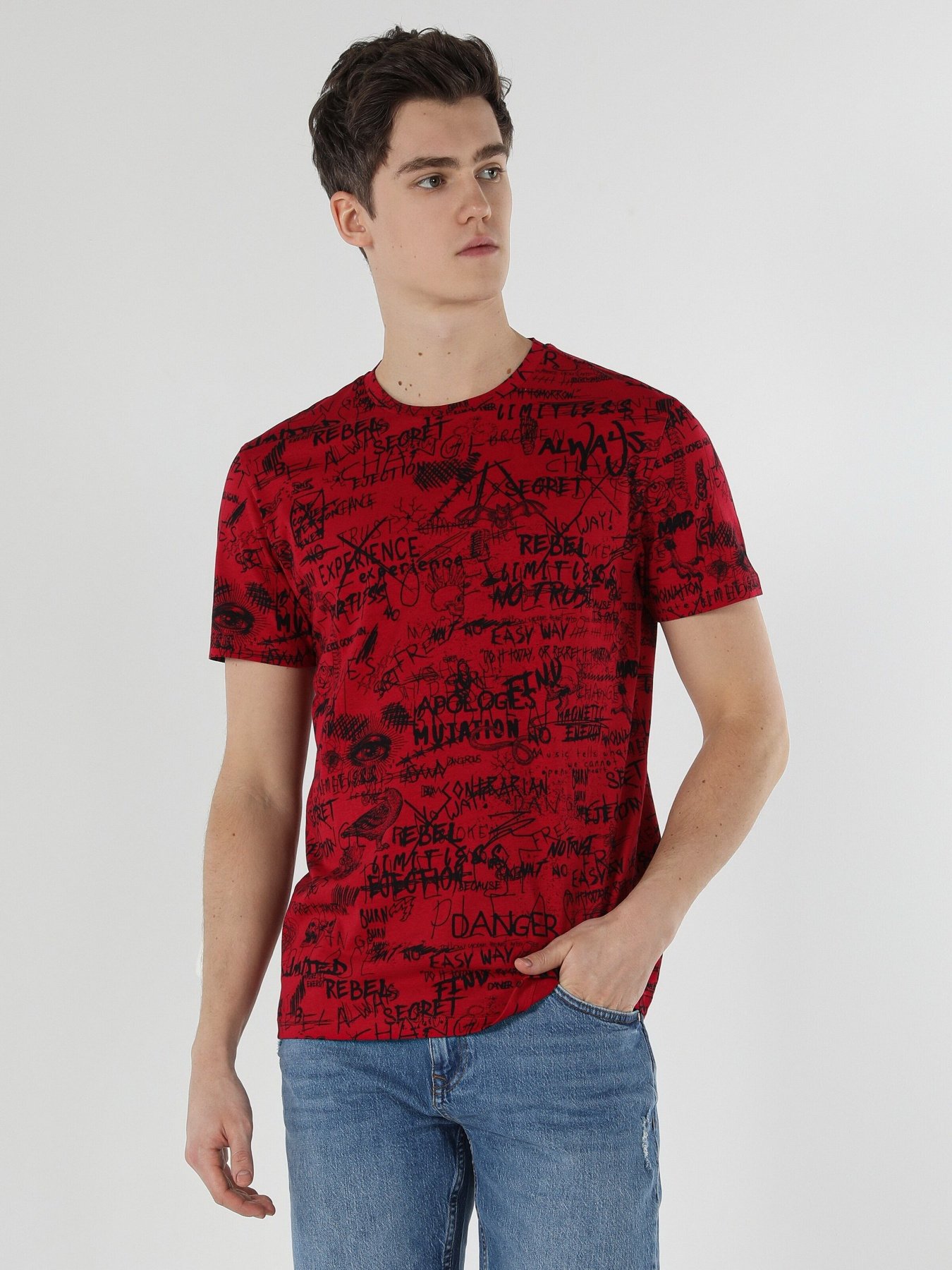 Футболка Colin’s модель CL1059129RED Фото