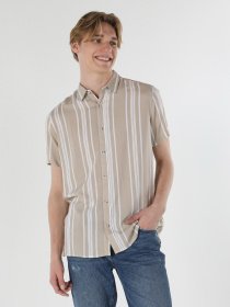 Рубашка повседневная Colin’s модель CL1059259BEI Рубашка повседневная Colin’s модель CL1059259BEI Фото