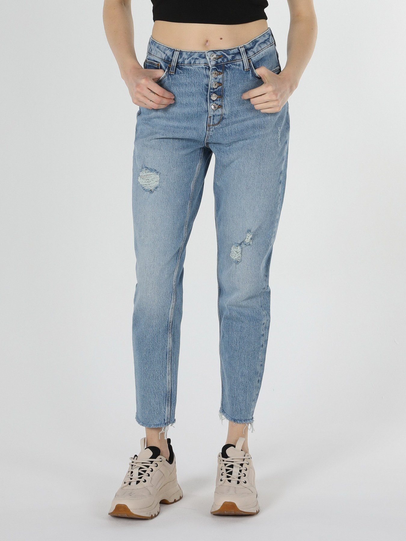 Джинсы мом Colin’s модель CL1059326DN42005 Фото