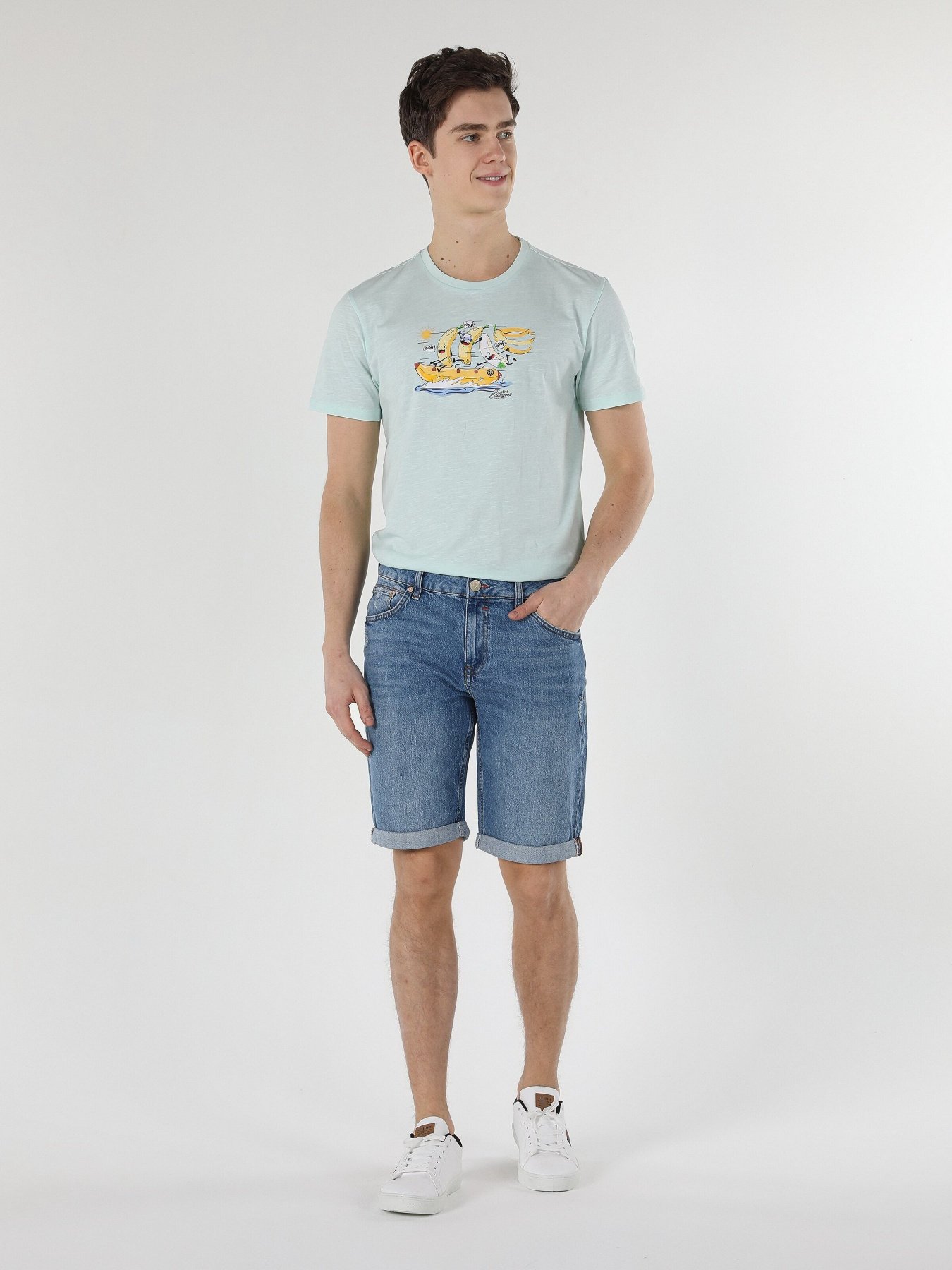 Шорты джинсовые Colin’s модель CL1059463DN42102 Фото