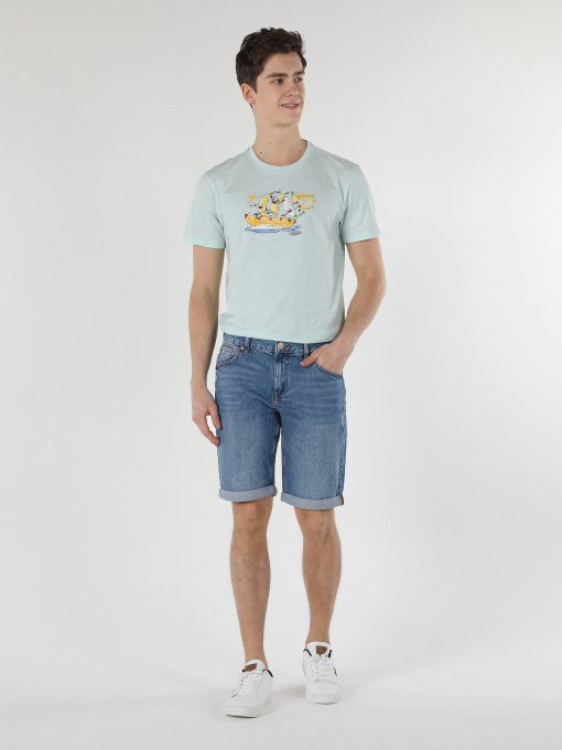 Шорты джинсовые Colin’s модель CL1059463DN42102 Фото