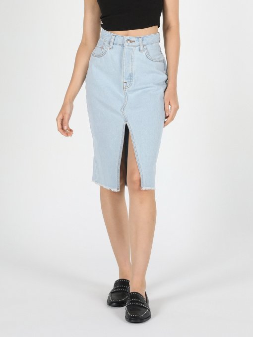 Юбка миди Colin’s модель CL1059497DN42065 Фото