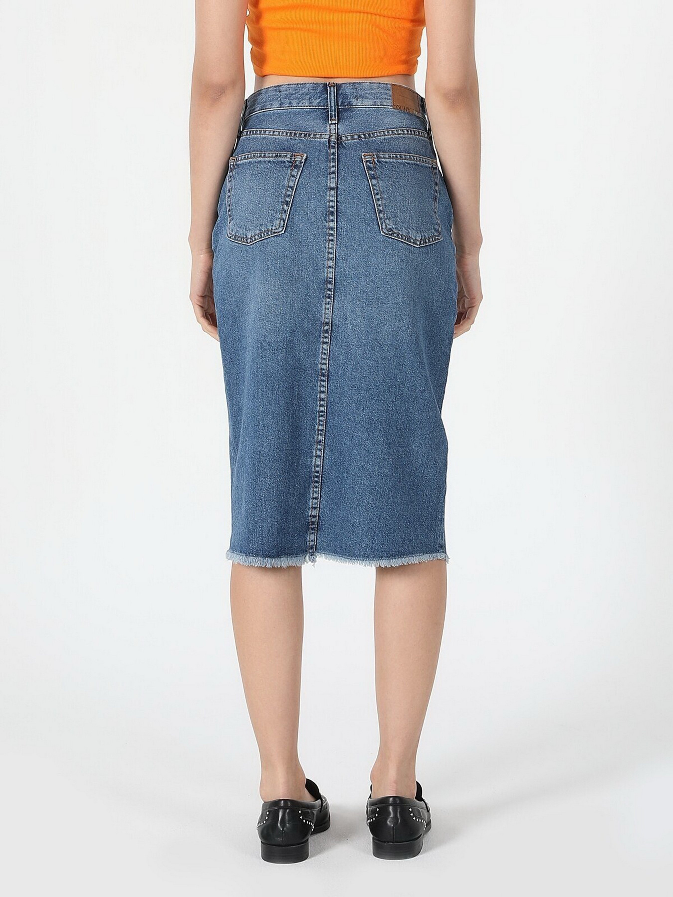 Юбка миди Colin’s модель CL1059498DN41140 Фото