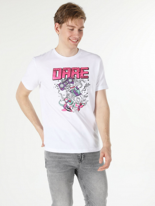 Футболка Colin’s модель CL1059545WHT Фото