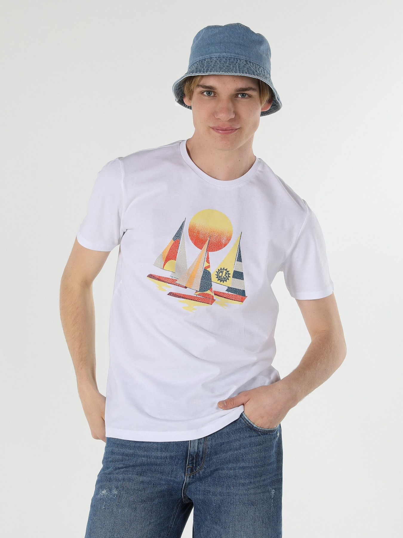 Футболка Colin’s модель CL1059546WHT Фото