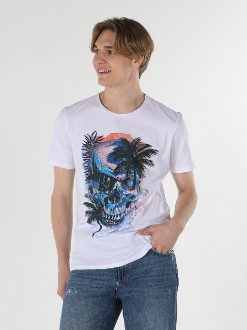 Футболка Colin’s модель CL1059547WHT Фото