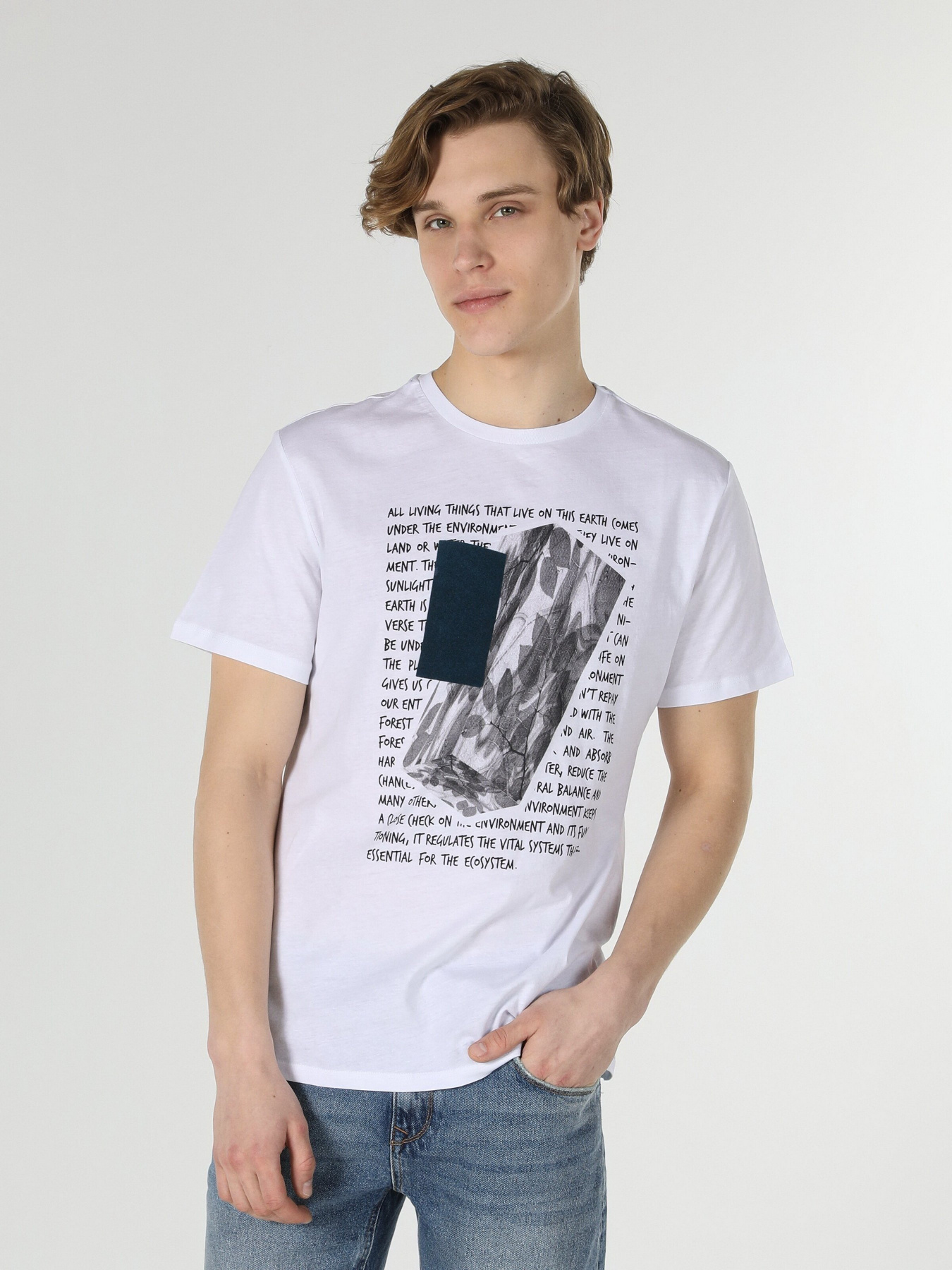 Футболка Colin’s модель CL1059552WHT Фото