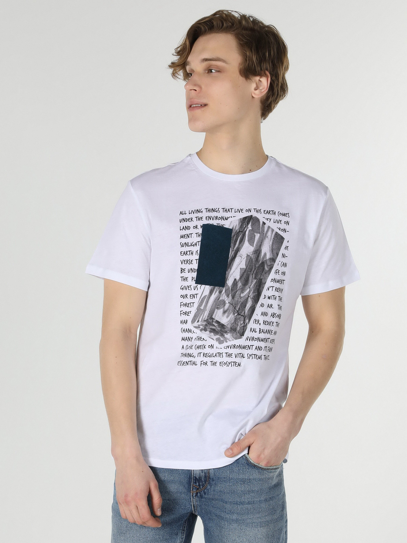 Футболка Colin’s модель CL1059552WHT Фото