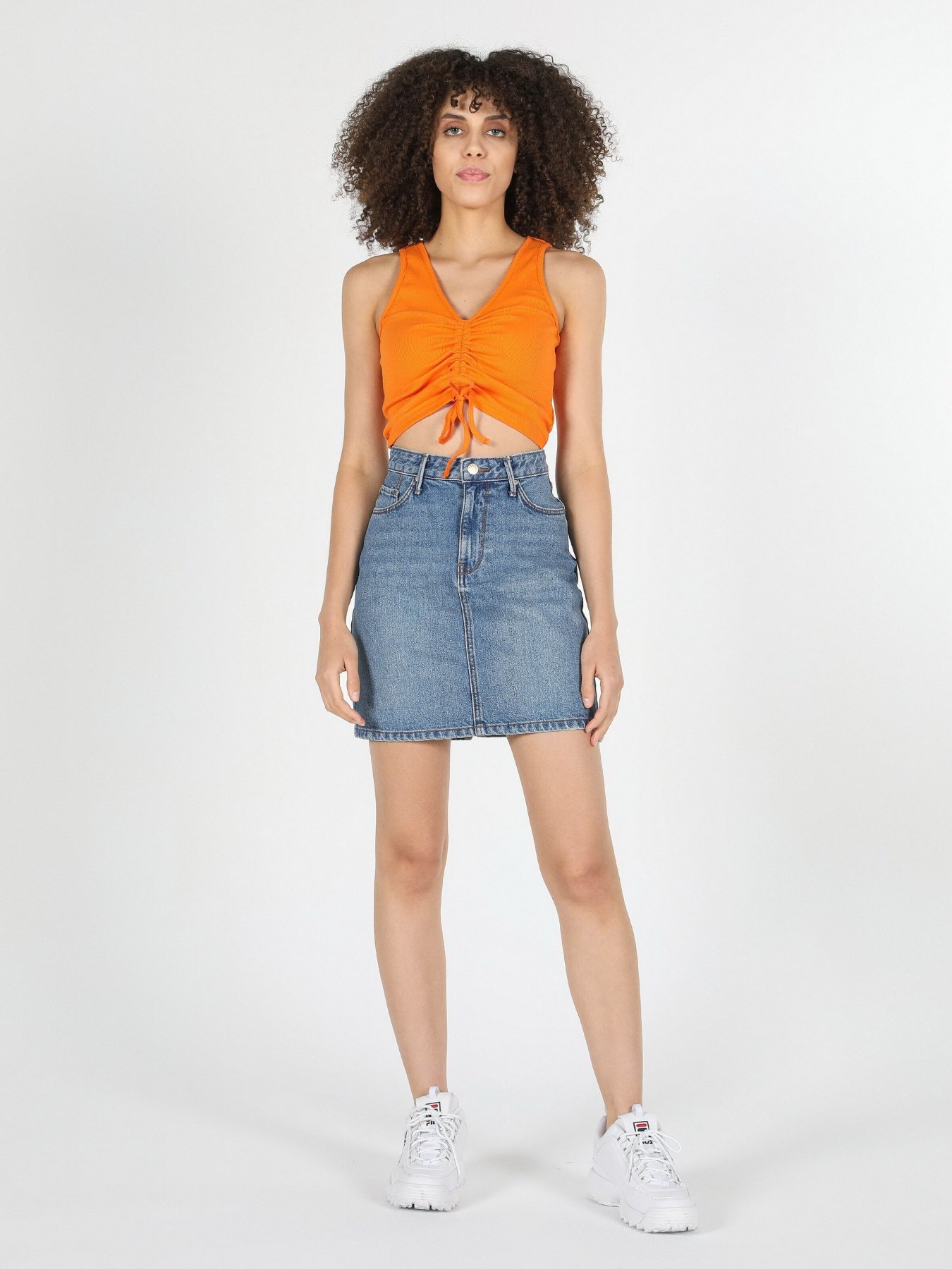 Джинсова спідниця Colin’s модель CL1059956DN42145 Джинсова спідниця Colin’s модель CL1059956DN42145 Фото