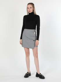 Спідниця міні Colin’s модель CL1059744GRA Фото