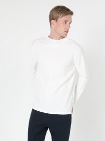 Лонгслив Colin’s модель CL1060115WHT Фото