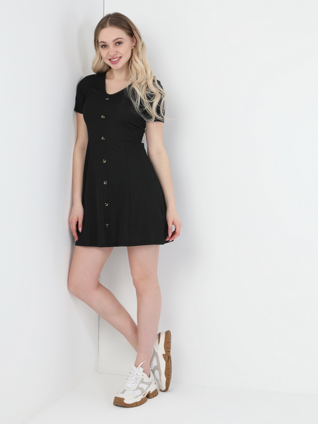 Сукня міні Colin’s модель CL1047988BLK Фото