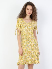 Сукня міді Colin’s модель CL1048341YLW Фото