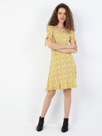 Сукня міді Colin’s модель CL1048341YLW Фото