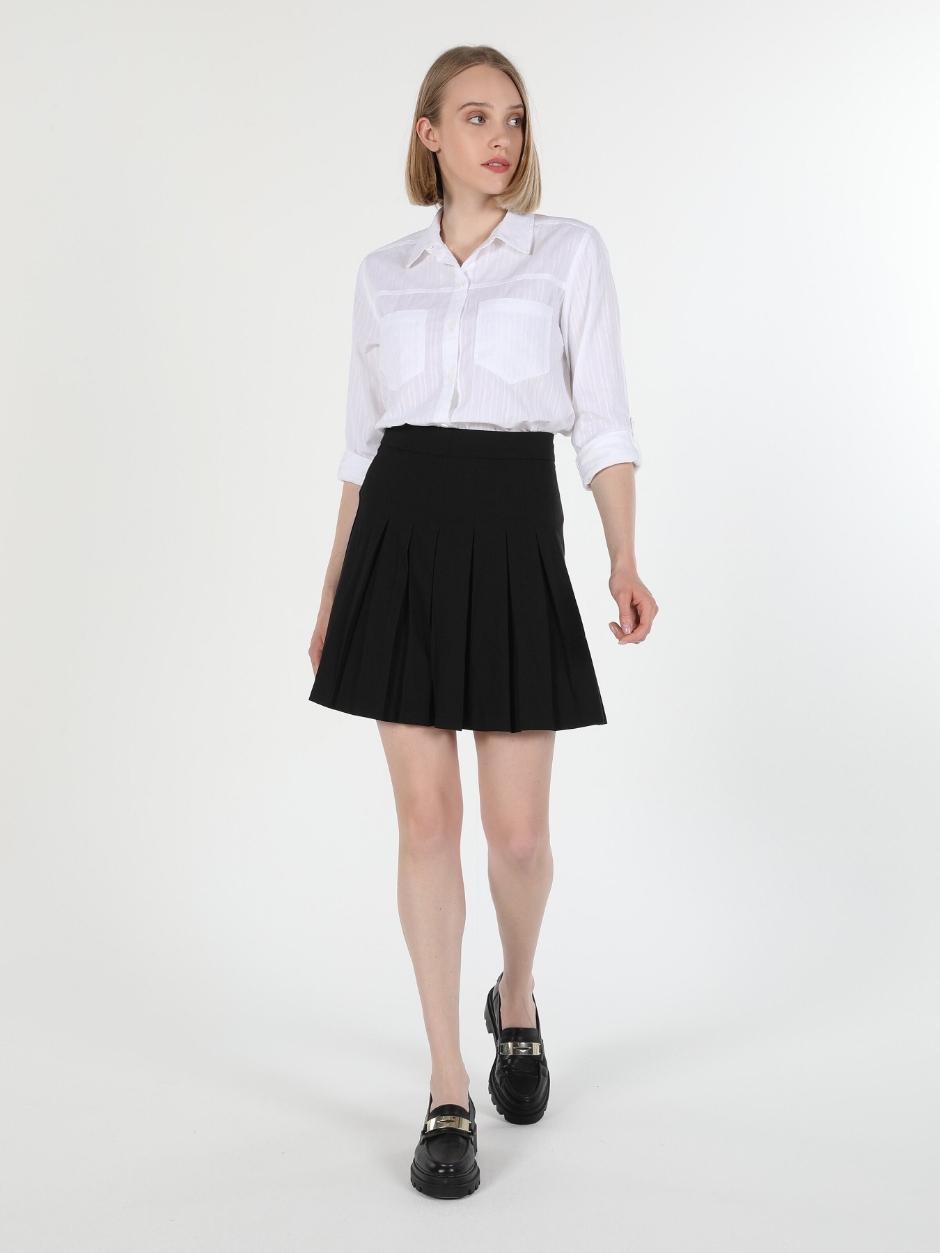 Юбка мини Colin’s модель CL1059737BLK Фото